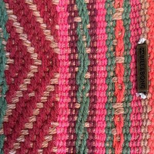 Billabong Colorful Knit Fabric with Logo Tag